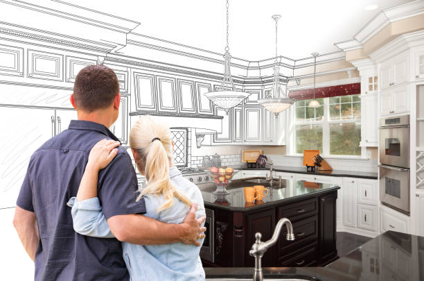 Professional Kitchen Island Installation technician working in Richardson, TX